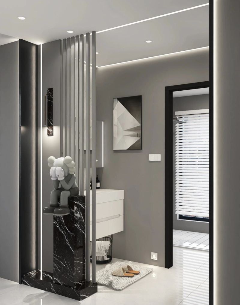 意式极简干湿分离设计 - 家居知识