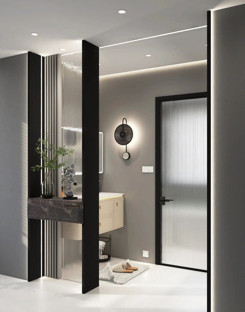 意式极简干湿分离设计 - 家居知识