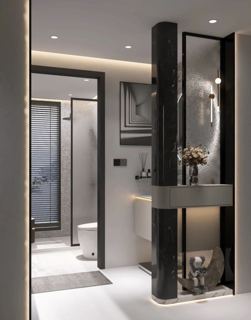 意式极简干湿分离设计 - 家居知识