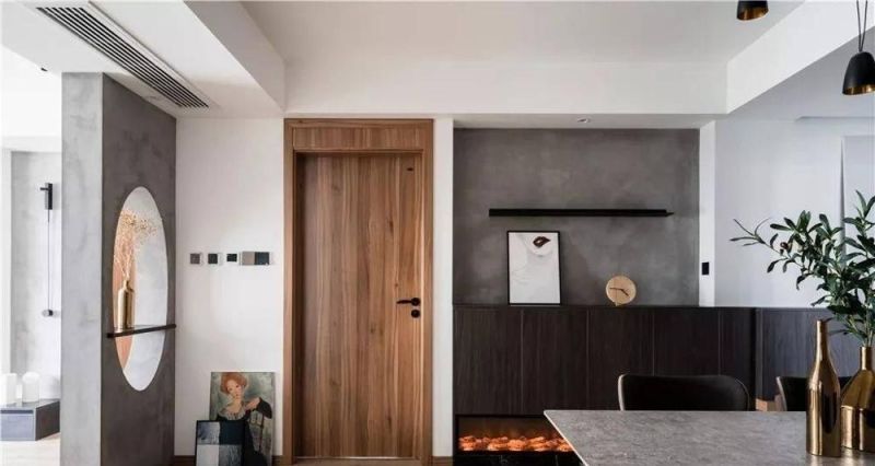 140㎡三房改四房，水泥灰+木色，展现“侘（chà）寂”之美 - 家居知识