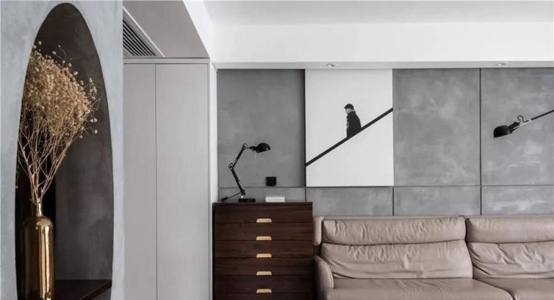 140㎡三房改四房，水泥灰+木色，展现“侘（chà）寂”之美 - 家居知识