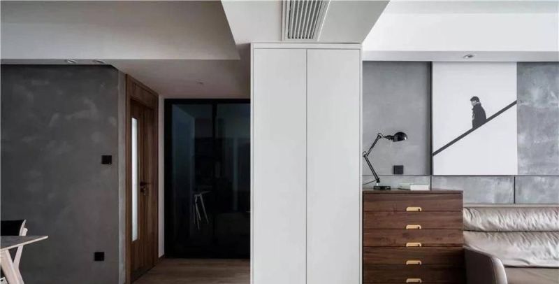 140㎡三房改四房，水泥灰+木色，展现“侘（chà）寂”之美 - 家居知识