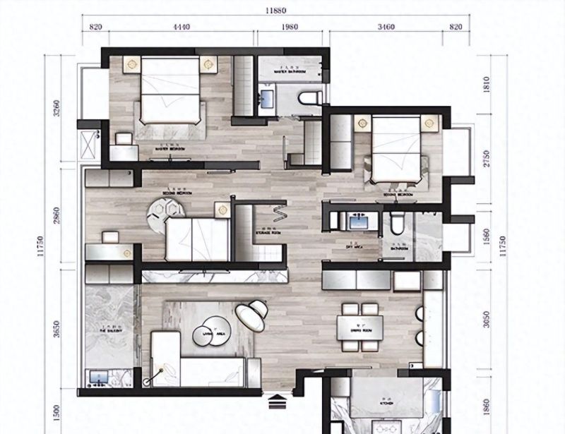 140㎡治愈系北欧风理想家，邂逅简约精致的松弛感