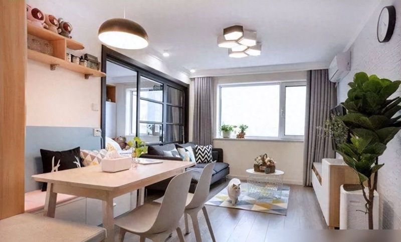 72平的北欧风小户型二居室，布局紧凑实用还很好看 - 家居知识