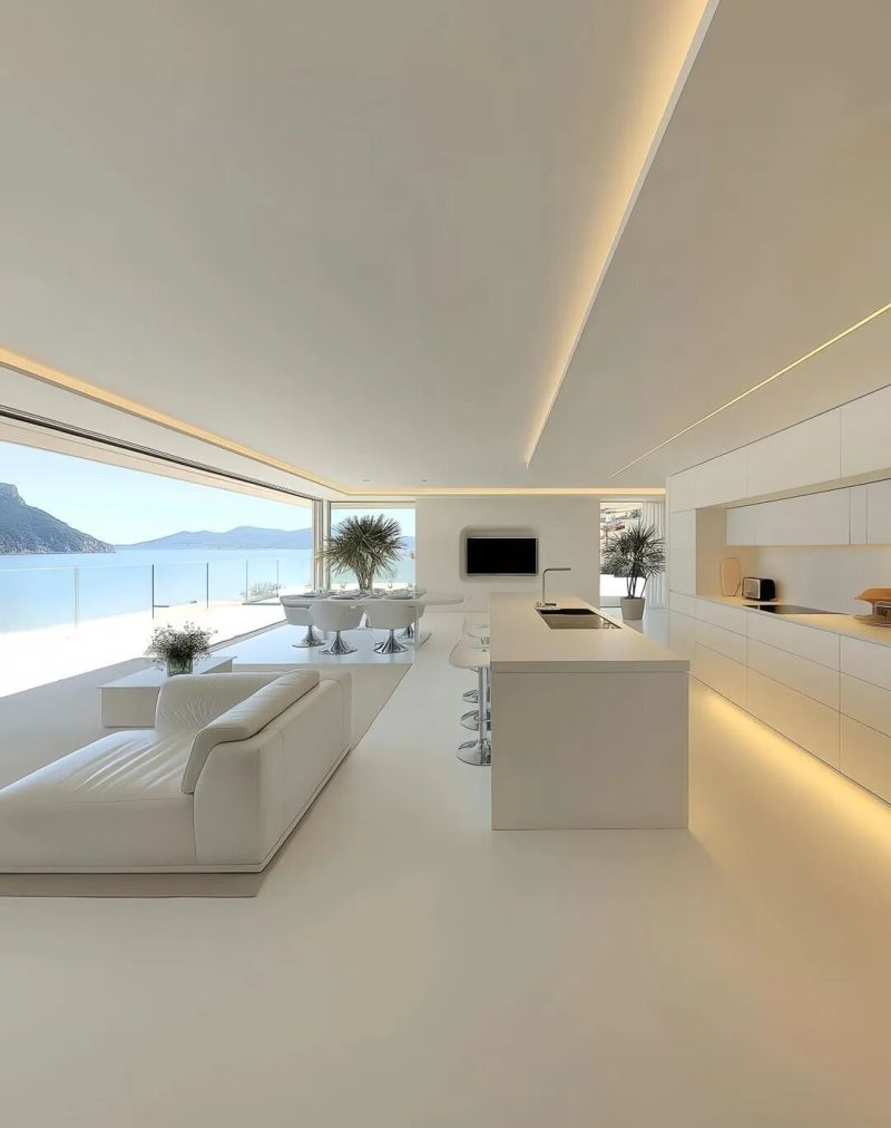 20款纯白极简风装修案例！高级不压抑，小户型也适配 - 家居知识