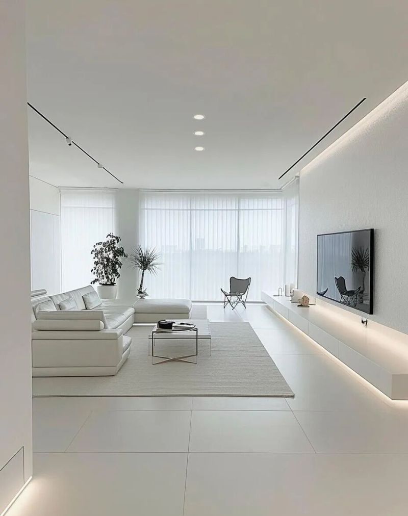 20款纯白极简风装修案例！高级不压抑，小户型也适配 - 家居知识
