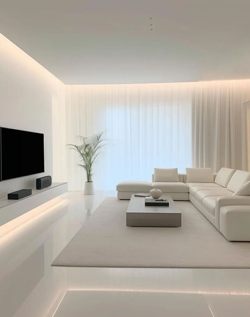 20款纯白极简风装修案例！高级不压抑，小户型也适配 - 家居知识