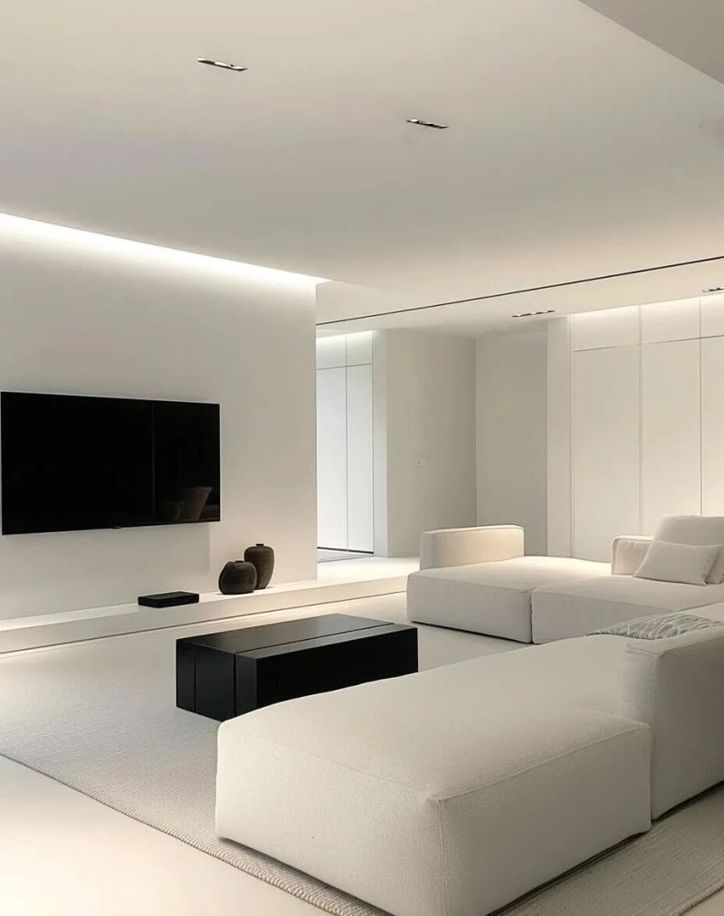 20款纯白极简风装修案例！高级不压抑，小户型也适配 - 家居知识