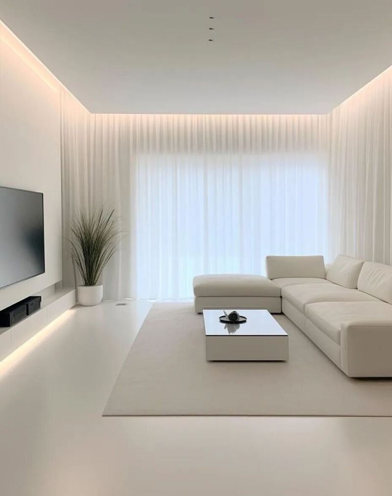 20款纯白极简风装修案例！高级不压抑，小户型也适配 - 家居知识