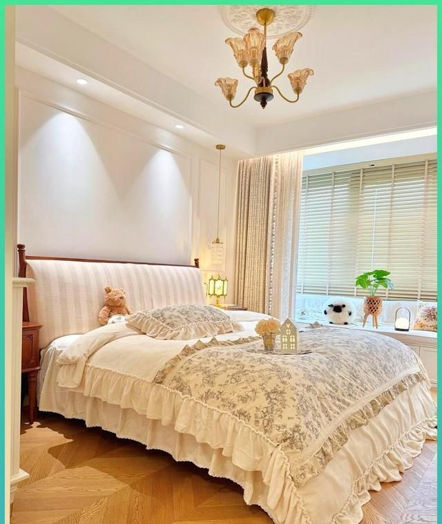 花8万装出奶油风小家，客厅卧室都治愈，邻居来参观直接抄作业！ - 家居知识