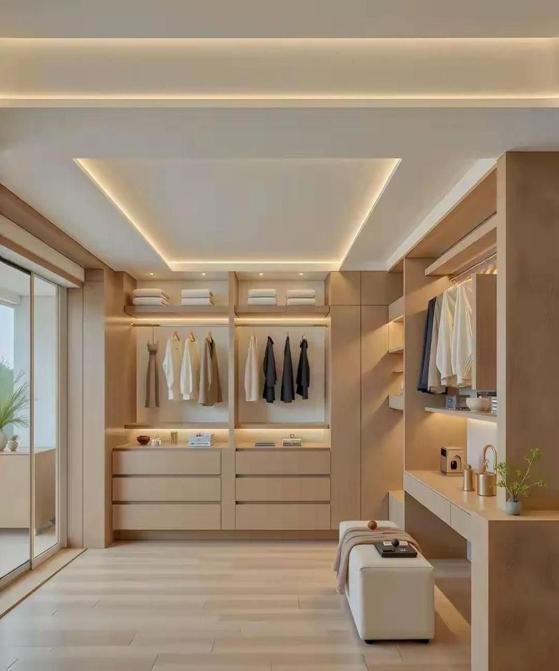 奶油风家居，自然温柔，大衣柜超治愈 - 家居知识