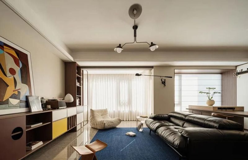 设计师以复古、包豪斯与孟菲斯混搭风格为基调进行改造 - 家居知识