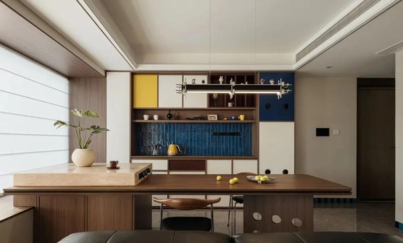 设计师以复古、包豪斯与孟菲斯混搭风格为基调进行改造 - 家居知识