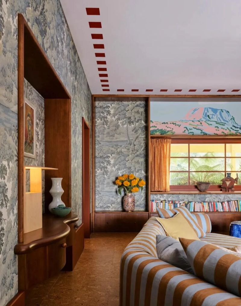 复古混搭风｜用色彩肌理解锁家的鲜活感 - 家居知识