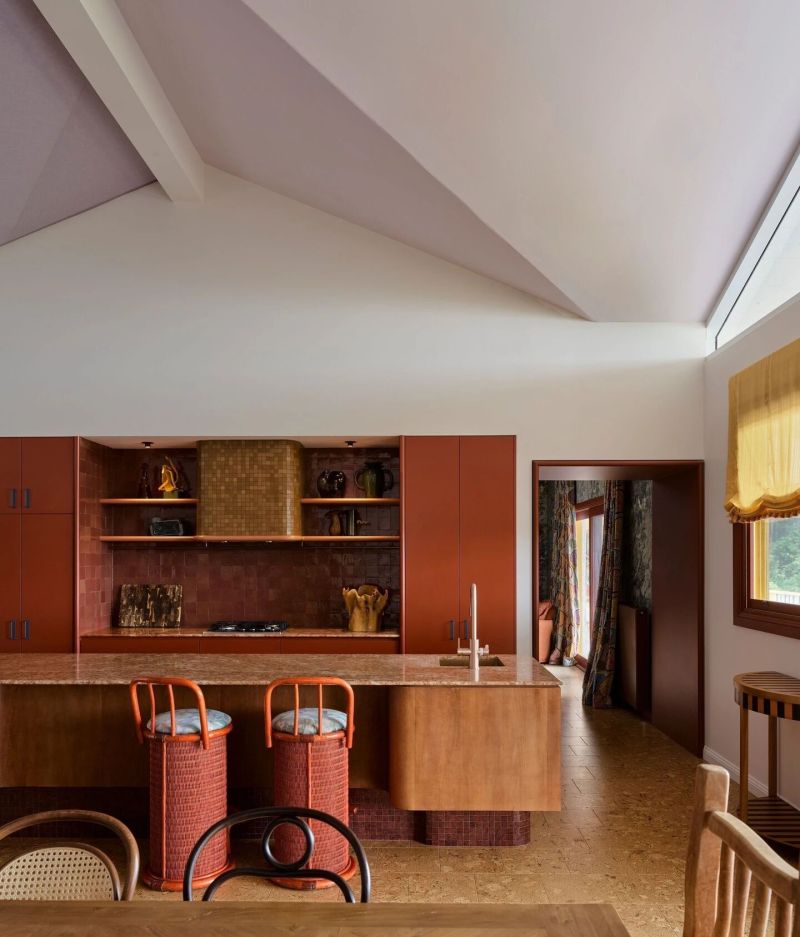 复古混搭风｜用色彩肌理解锁家的鲜活感 - 家居知识