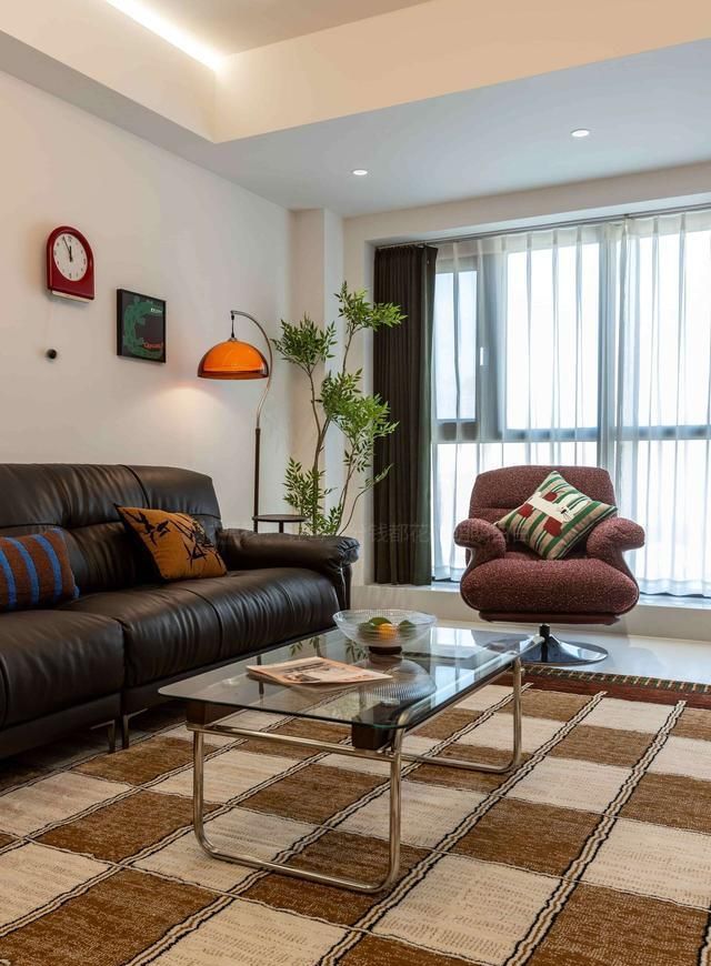 株洲装修设计：123㎡摩登复古风实景，在时光中缓缓升华 - 家居知识