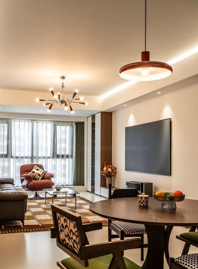 株洲装修设计：123㎡摩登复古风实景，在时光中缓缓升华 - 家居知识