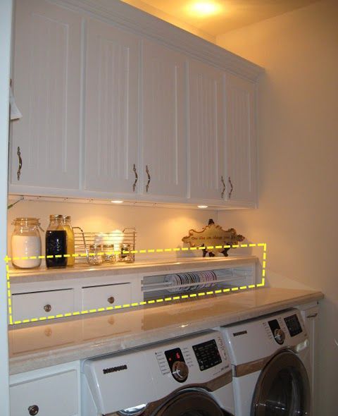 还是师傅想的周到，洗衣柜加30公分到台面，邻居定制都没我家实用 - 家居知识