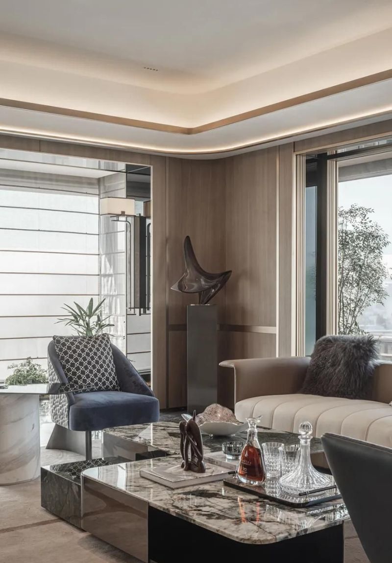 现代隐奢风，这才是顶奢的格局！ - 家居知识