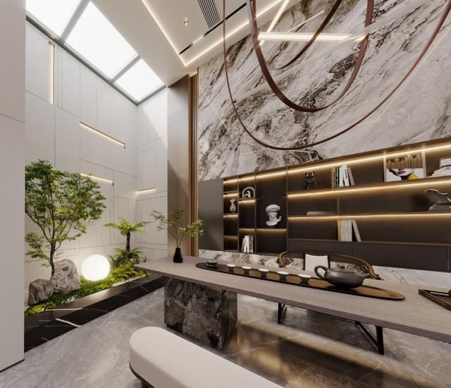 459㎡意式轻奢风别墅装修-诸暨中茂府 - 家居知识