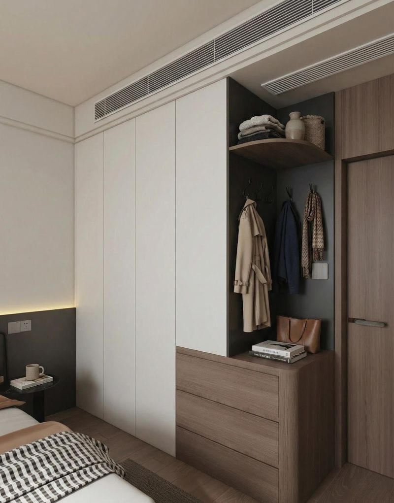 中古极简衣柜的优雅大气 - 家居知识