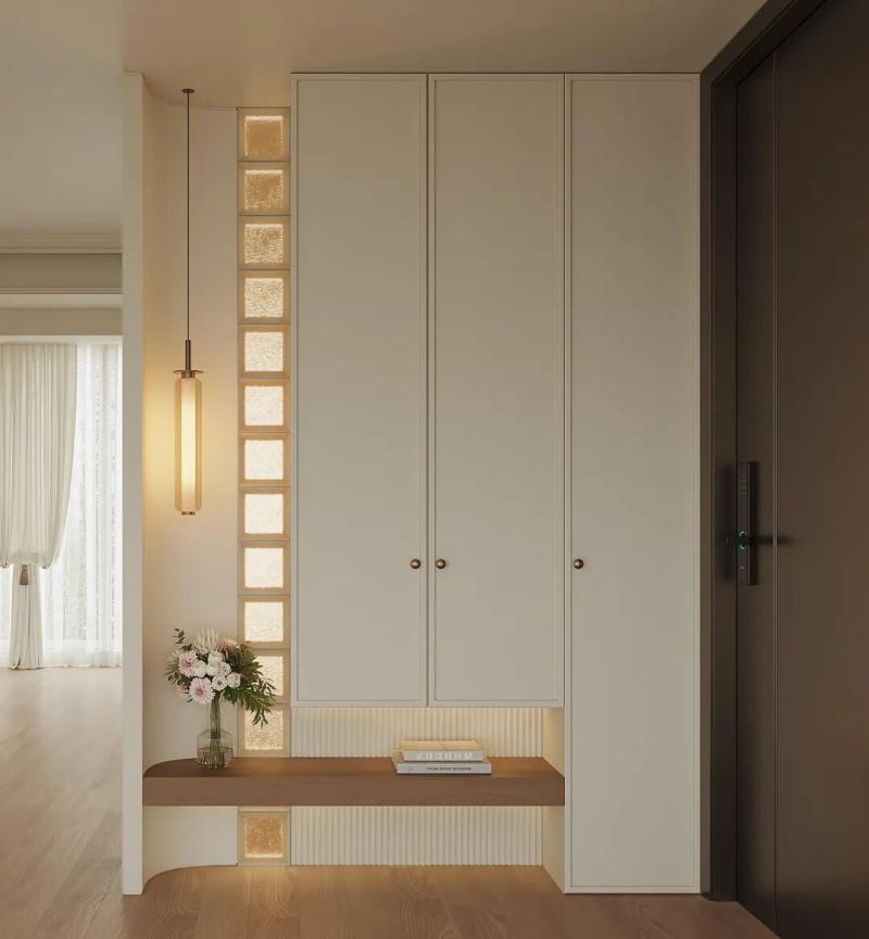 法式＋中古玄关柜搭配美出新高度 - 家居知识