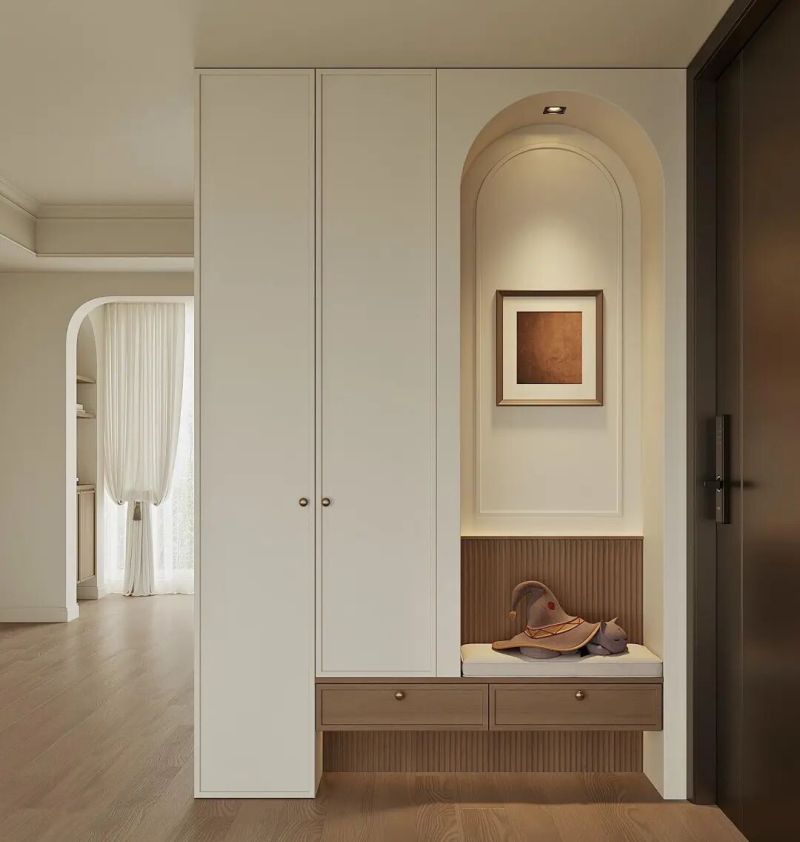 法式＋中古玄关柜搭配美出新高度 - 家居知识