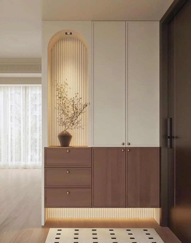 法式＋中古玄关柜搭配美出新高度 - 家居知识