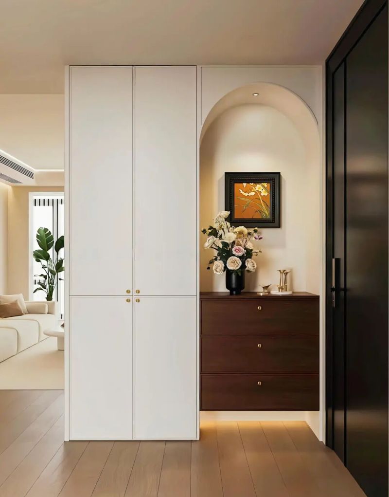 法式＋中古玄关柜搭配美出新高度 - 家居知识