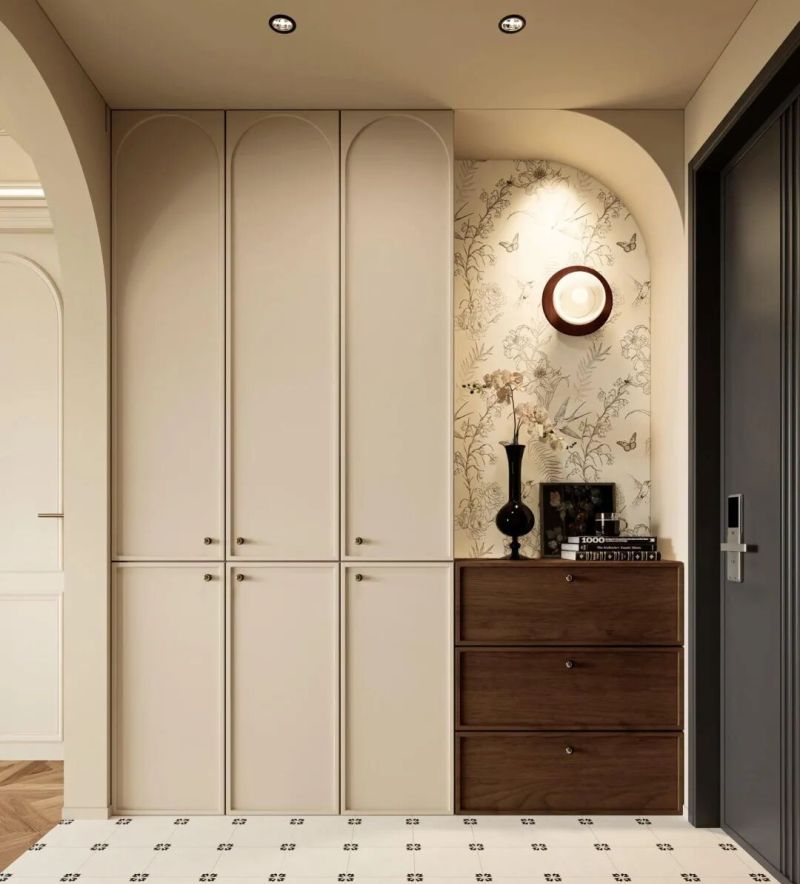 法式＋中古玄关柜搭配美出新高度 - 家居知识