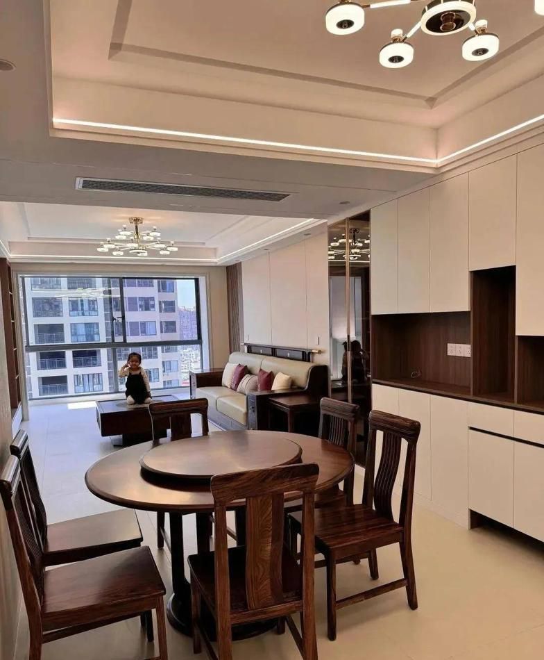 一家三口119平新房，装修新中式风格太精致了，真的让人羡慕啊 - 家居知识