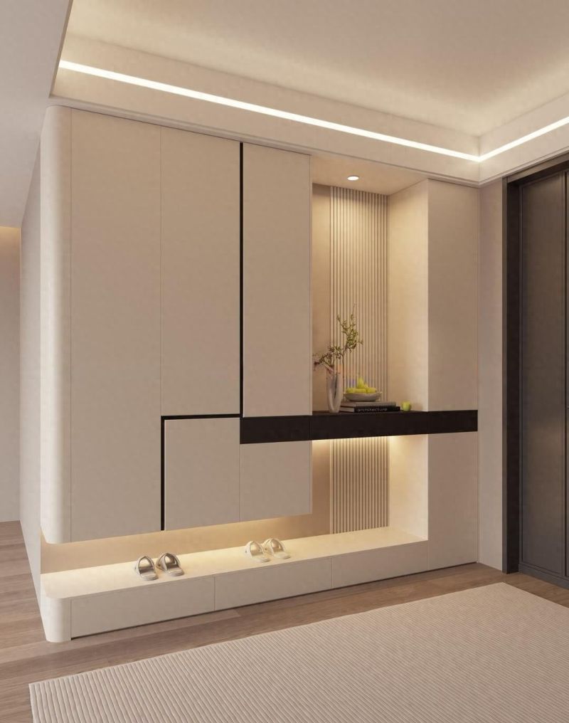 一眼爱上的入户玄关柜设计