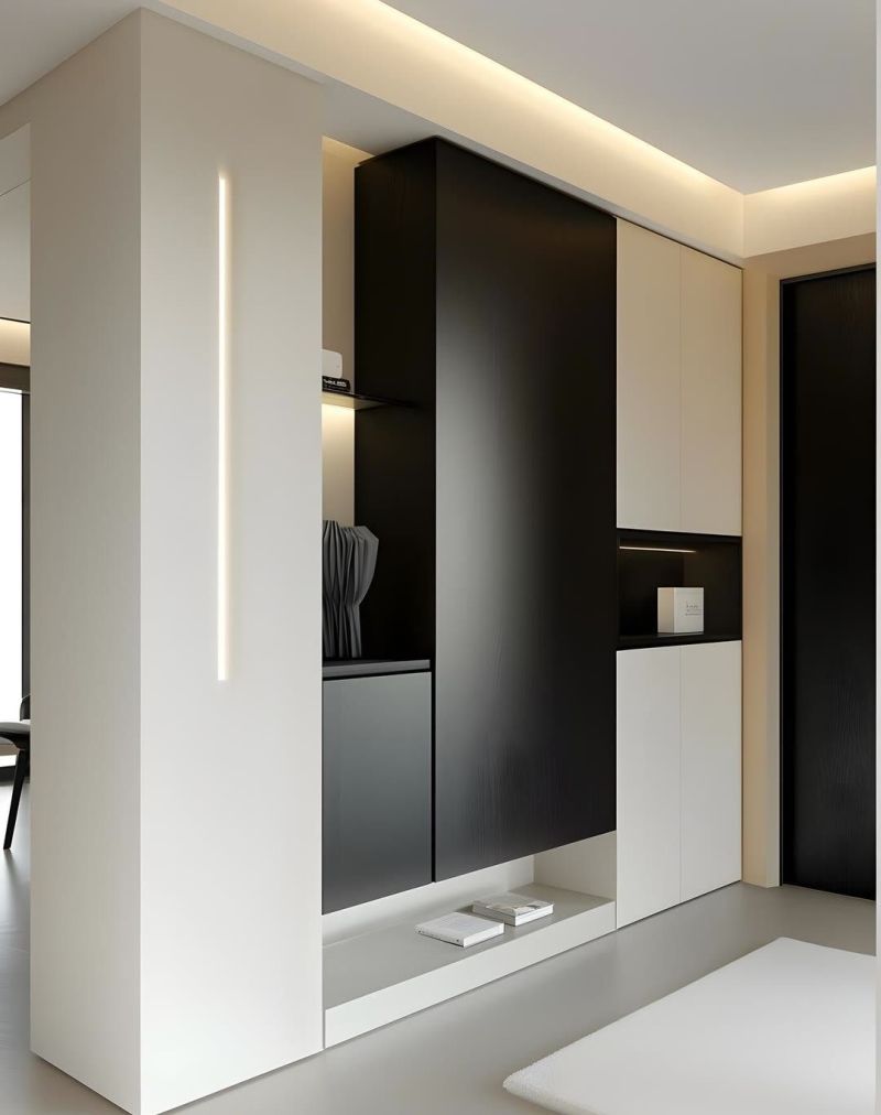 一眼爱上的入户玄关柜设计 - 家居知识