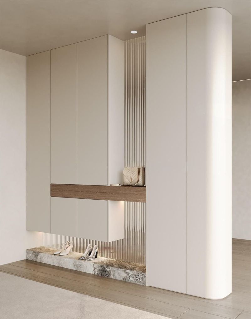 一眼爱上的入户玄关柜设计 - 家居知识