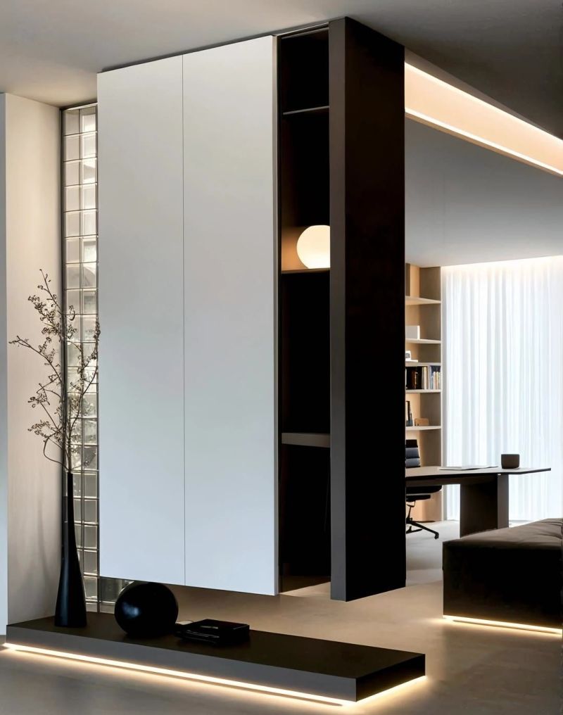 一眼爱上的入户玄关柜设计 - 家居知识