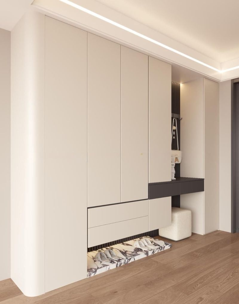 一眼爱上的入户玄关柜设计 - 家居知识