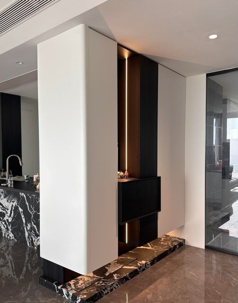 一眼爱上的入户玄关柜设计 - 家居知识