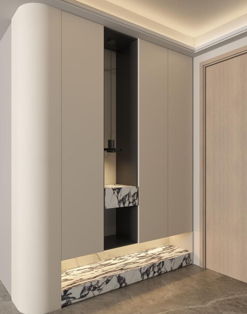 一眼爱上的入户玄关柜设计 - 家居知识