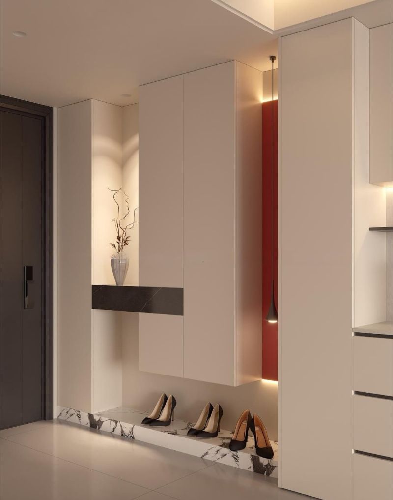 一眼爱上的入户玄关柜设计 - 家居知识