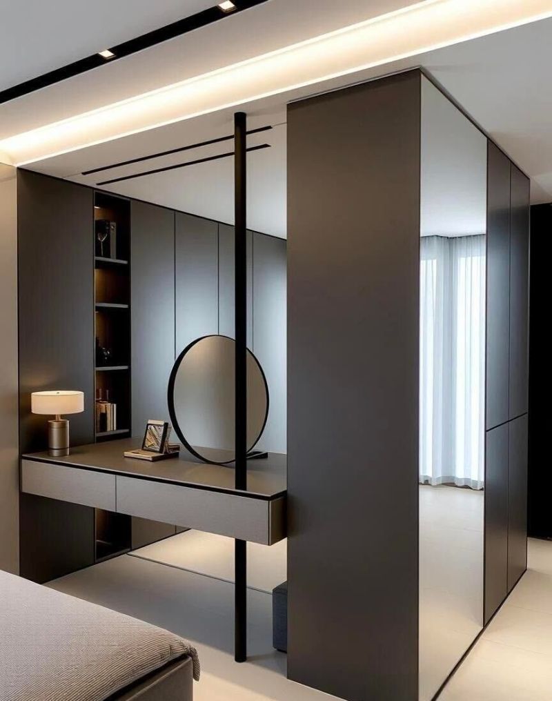 卧室隔断柜玄关柜设计 - 家居知识