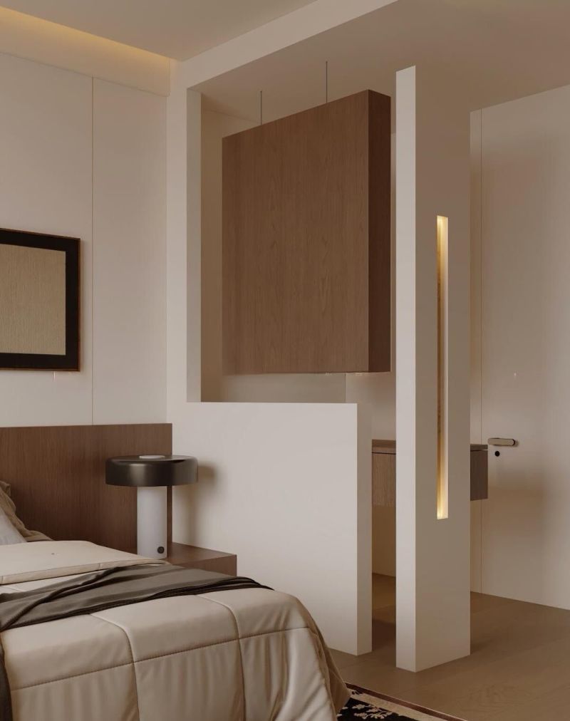 卧室隔断柜玄关柜设计 - 家居知识