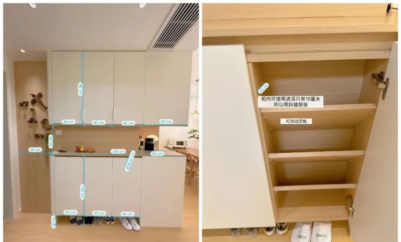 进门没有玄关怎么做鞋柜？看完年轻人家的设计，我真想砸了重装 - 家居知识