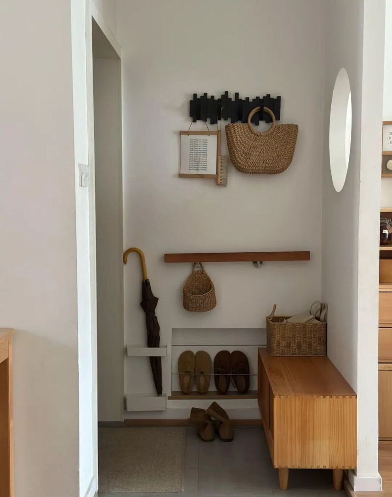 进门没有玄关怎么做鞋柜？看完年轻人家的设计，我真想砸了重装 - 家居知识