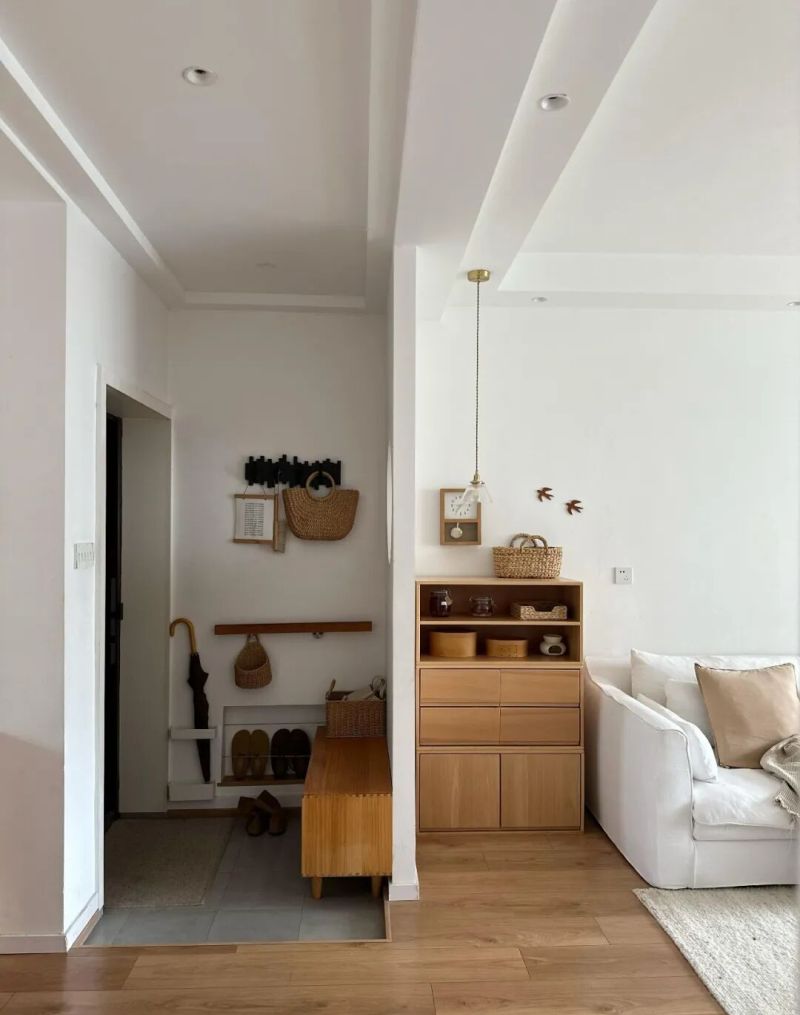 进门没有玄关怎么做鞋柜？看完年轻人家的设计，我真想砸了重装 - 家居知识