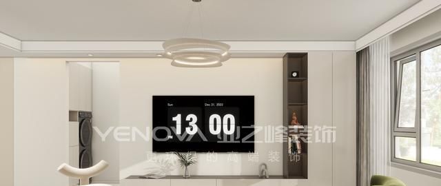 唐山南湖CBD132平方米现代简约风格装修效果案例业之峰装饰 - 家居知识