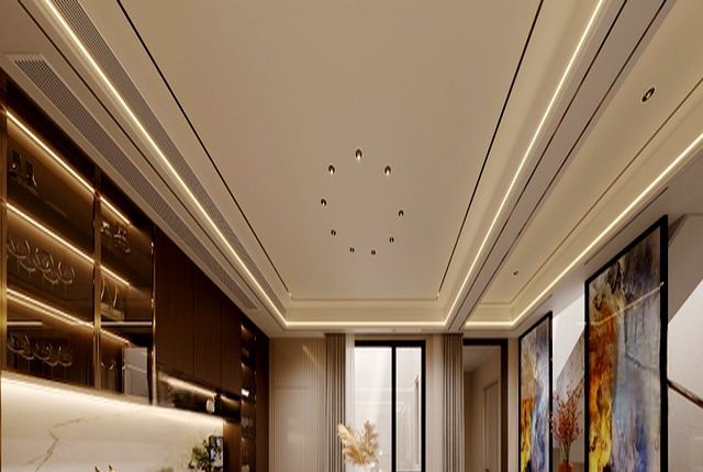 450㎡现代轻奢风排屋装修-诸暨正泓府 - 家居知识