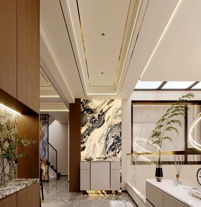 450㎡现代轻奢风排屋装修-诸暨正泓府 - 家居知识