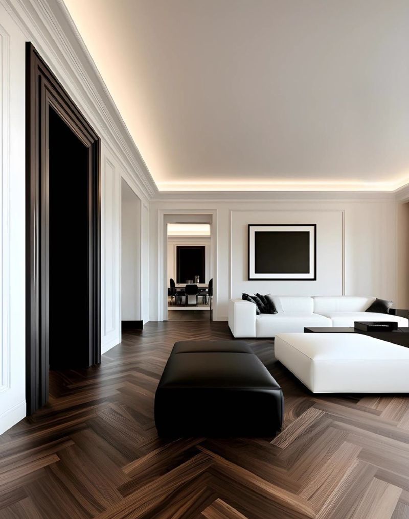 黑白法式风的浪漫装修 - 家居知识