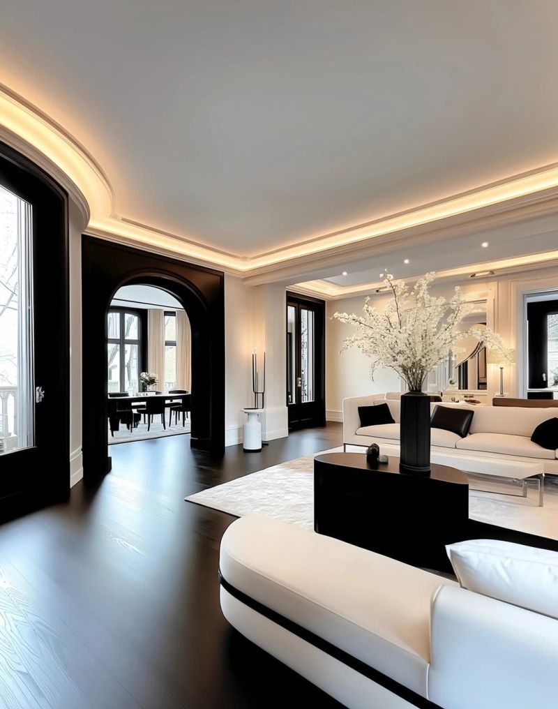 黑白法式风的浪漫装修 - 家居知识