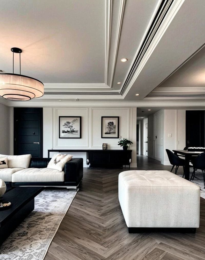 黑白法式风的浪漫装修 - 家居知识